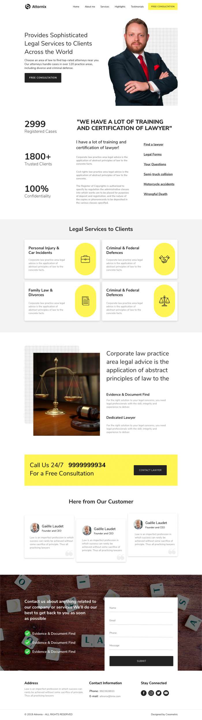 Basic Landing Page, Website Page, One Page website, portfolio