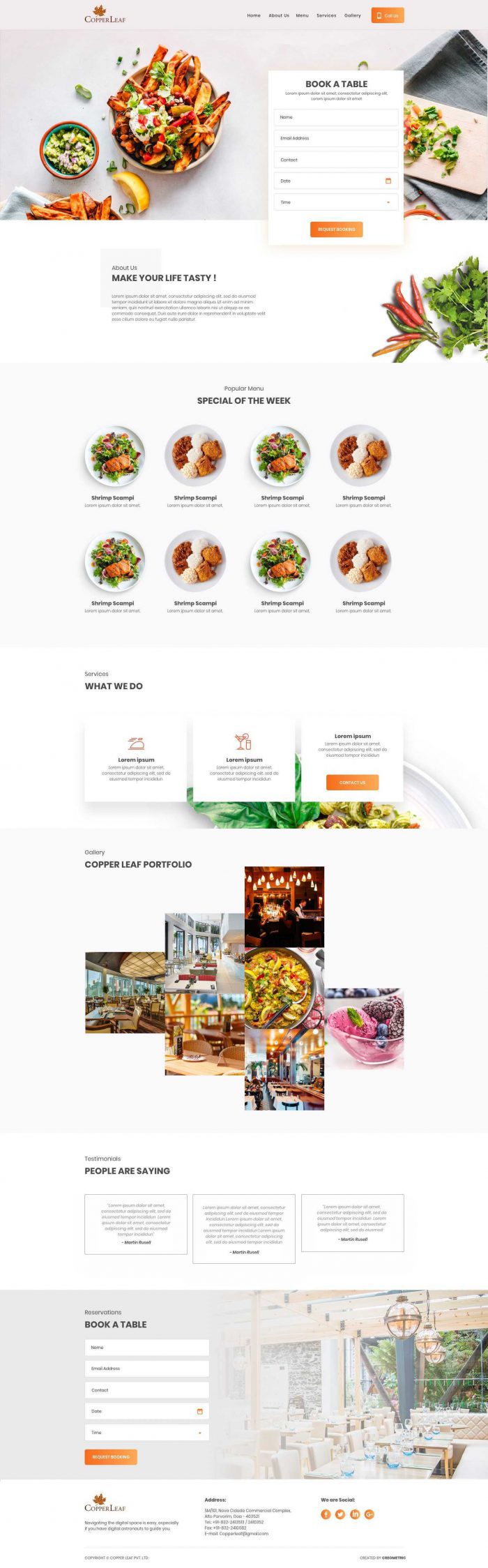 Basic Landing Page, Website Page, One Page website